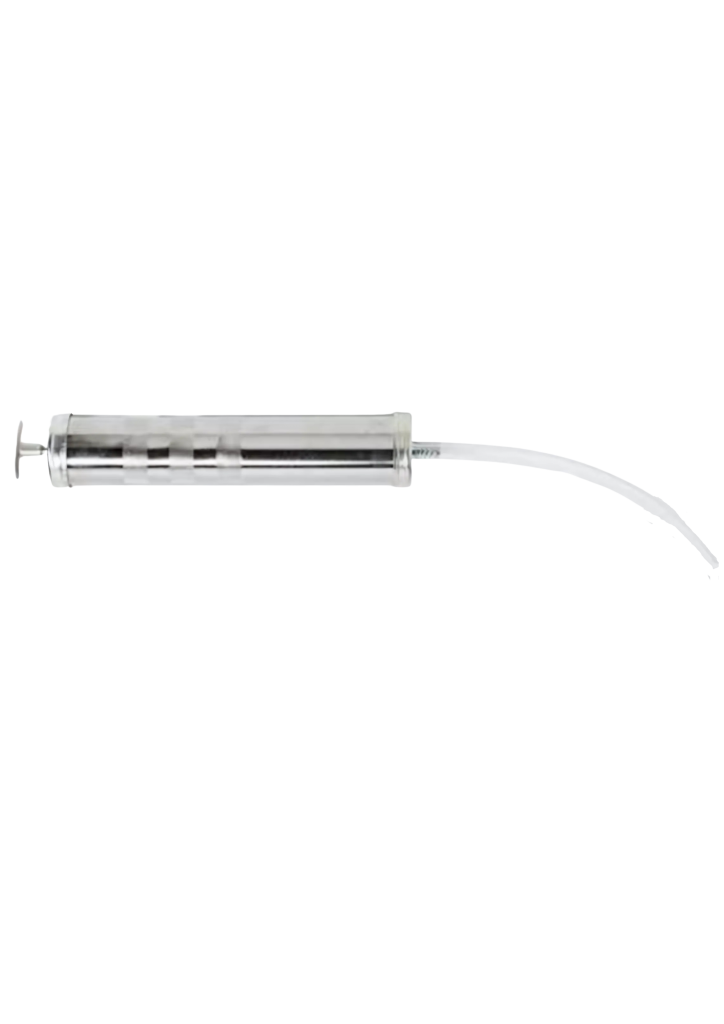 D13 - SERINGUE ACIER HUILE 500mL - FLEXIBLE 280mm