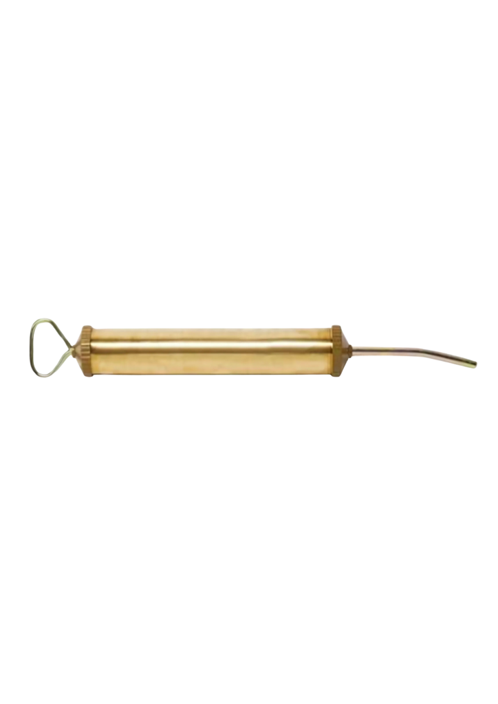 D16 - SERINGUE LAITON HUILE 1000mL - FLEXIBLE 100mm