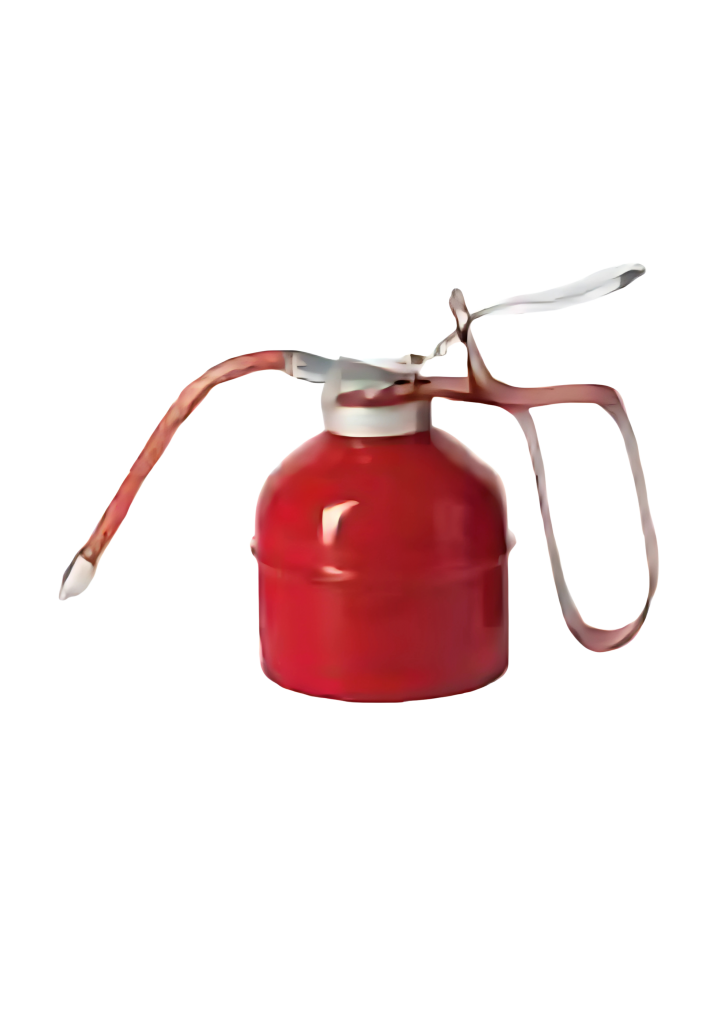 D20 - BURETTE HUILE ACIER, POMPE LAITON - 200mL